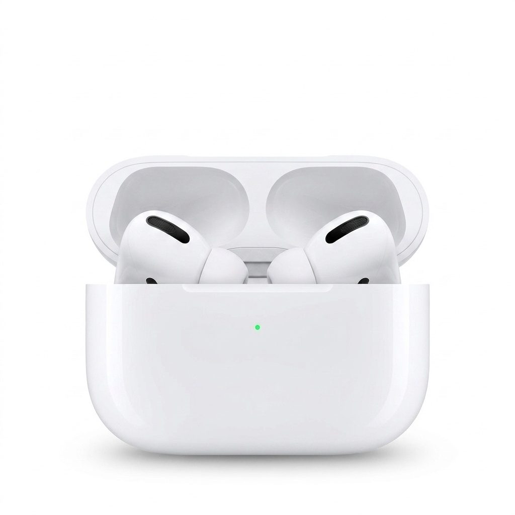 هدفون بلوتوثی اپل مدل AirPods Pro 2nd Generation با نویز کنسلینگ فعال (ANC)، نویز کنسلینگ میکروفون (ENC)، درگاه شارژ USB Type-C، با قابلیت شارژ بی‌سیم، دارای میکروفون دوگانه از نوع Beamforming، مقاومت در برابر رطوبت و عرق