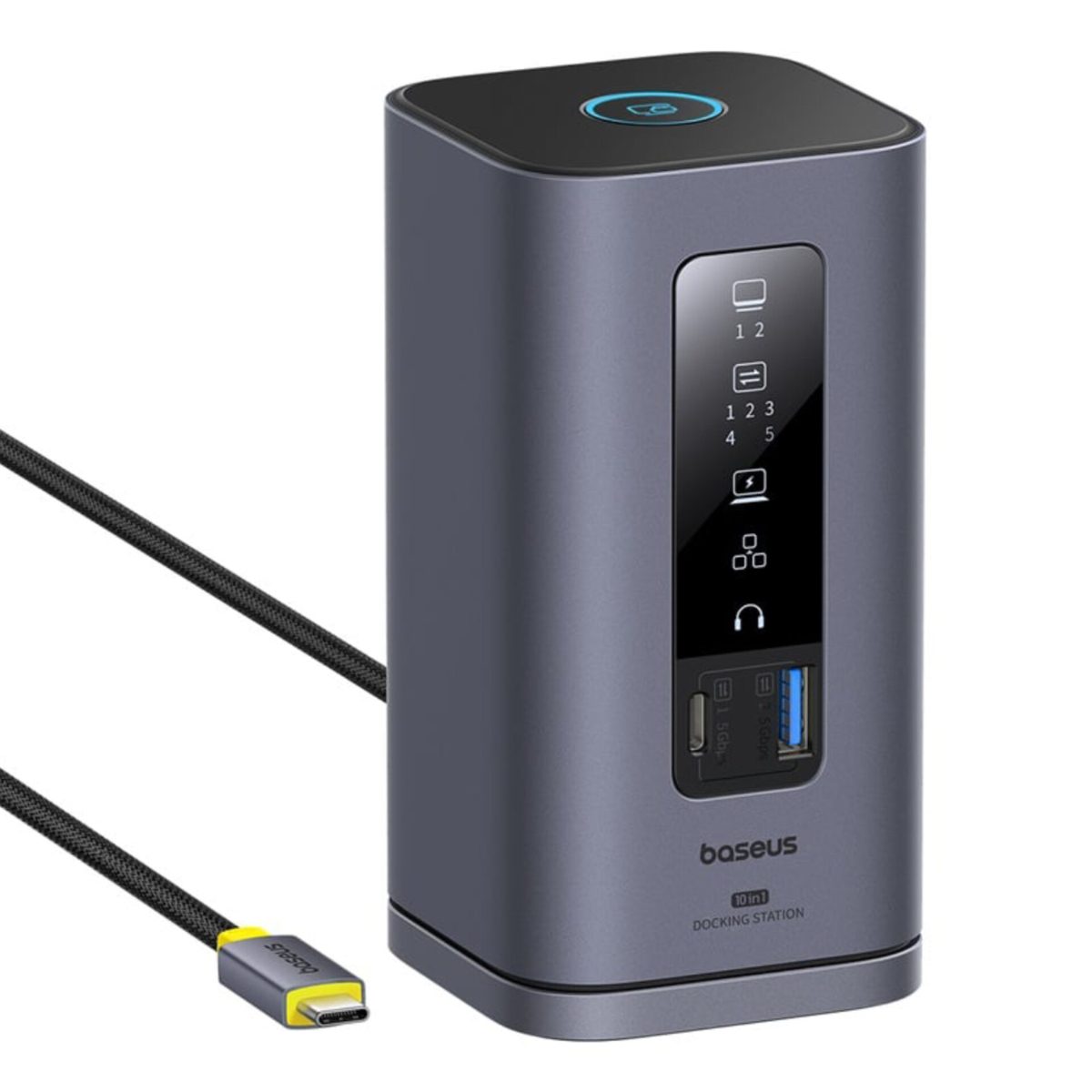 هاب 10 پورت USB-C بیسوس مدل BS-OH174 به همراه کابل USB-C