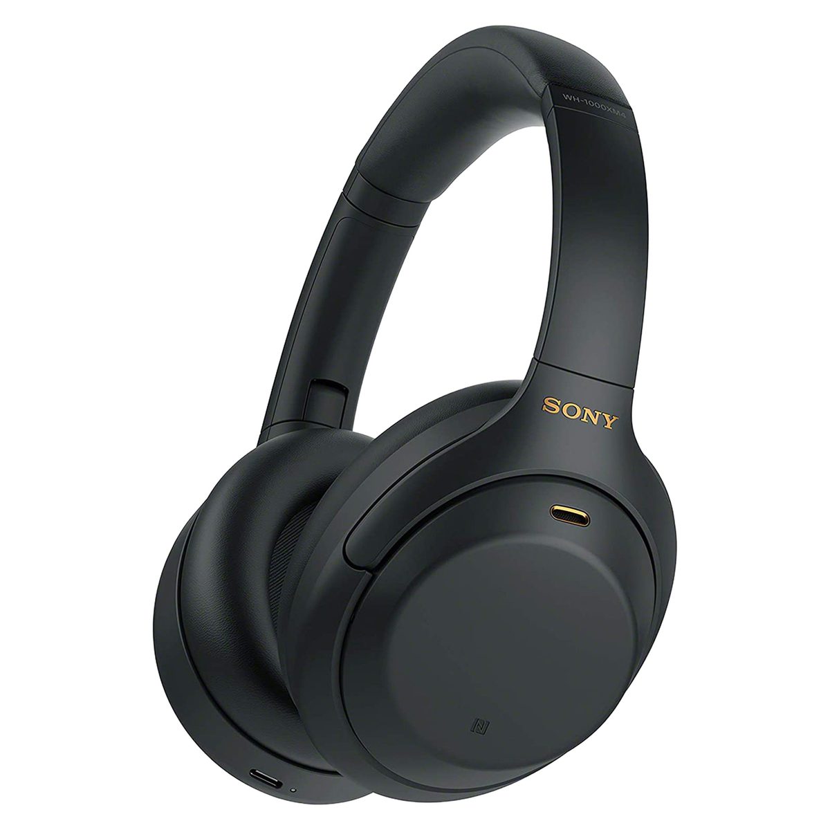 هدفون بلوتوثی سونی مدل WH-1000XM4 با نویز کنسلینگ فعال (ANC)، نویزکنسلینگ میکروفون (ENC)، درگاه شارژ USB Type-C، دارای میکروفون داخلی با کیفیت بالا، مقاوم در برابر رطوبت و عرق